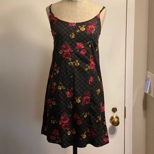 Vans checkerboard floral dress